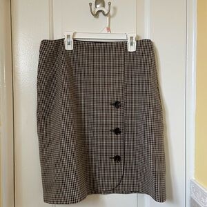 Vintage 1990s Dark Academia Skirt